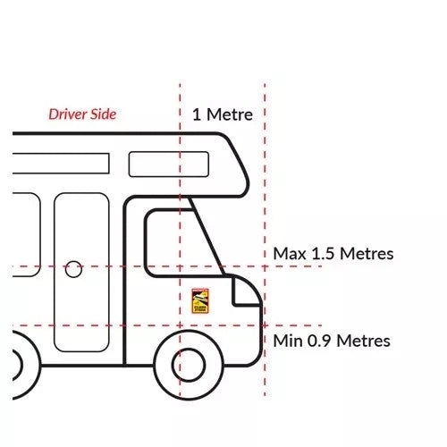 9x Vinyl Stickers for Motorhome (AA470)