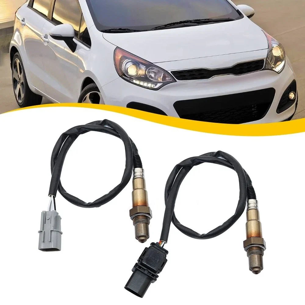 Set of 2 Oxygen Sensors O2 for Kia Rio Soul (2012–2015) 1.6L Up+Downstream