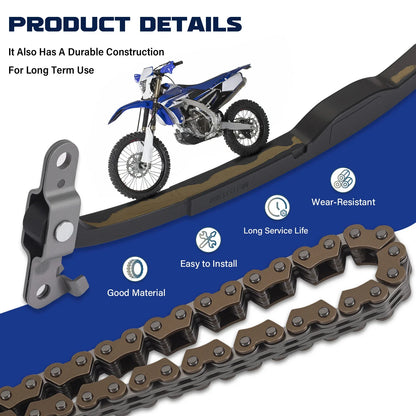 Cam Timing Chain Tensioner Guide Gasket for Yamaha YFZ450/WR450 (2004–2006)