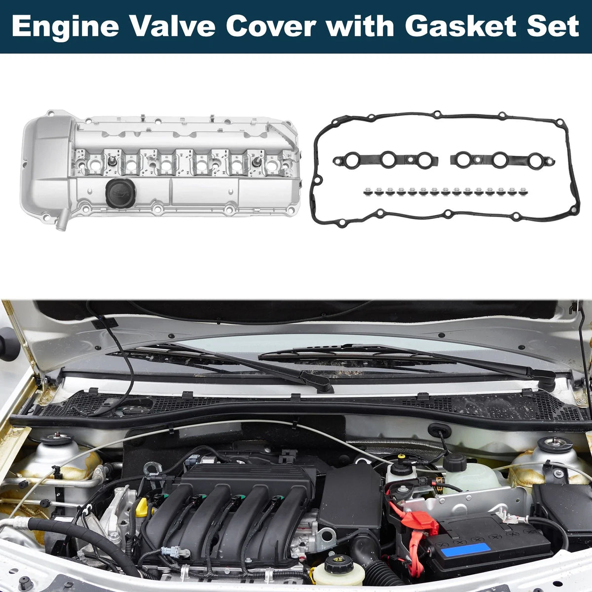 Engine Valve Cover with Gasket No. 11121432928 for BMW 325i (2001–2002)
