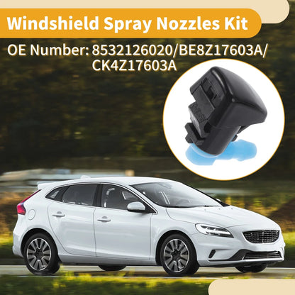 Windshield Washer Nozzle Kit for Ford Fiesta (2011–2022) No.BE8Z17603A, Gaskets