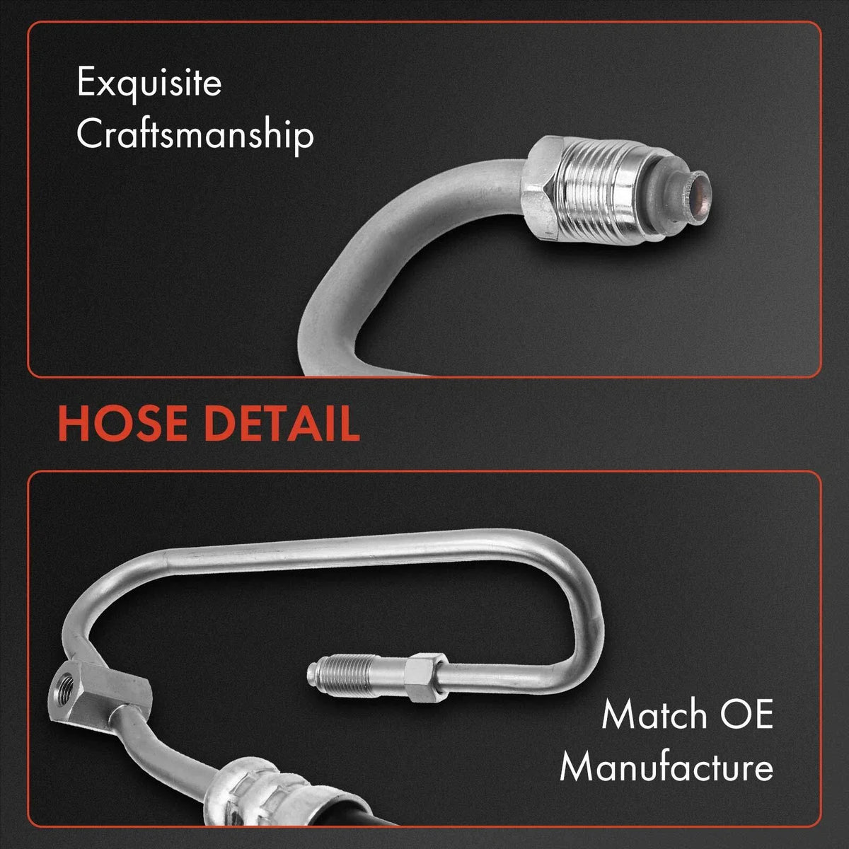 2X Power Steering Pressure & Return Line Hose for Dodge Durango Dakota (1998–2004)