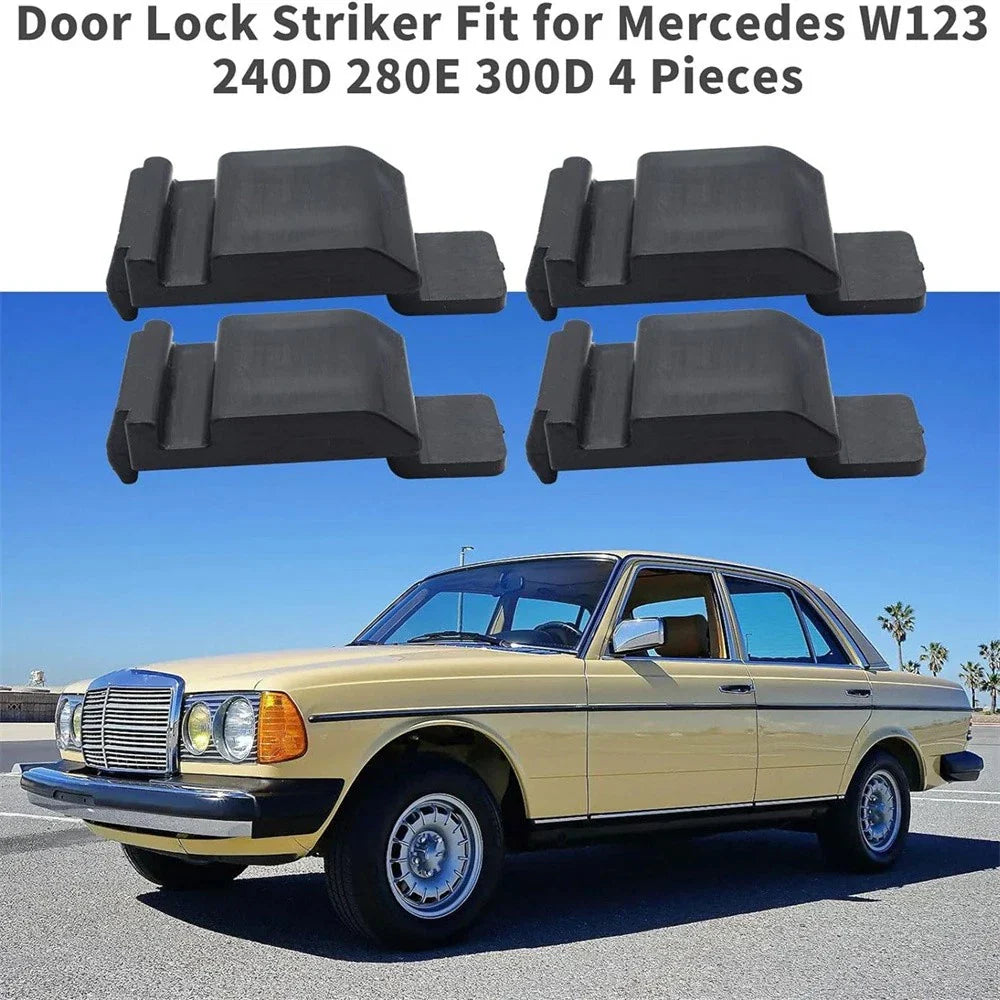 4X Door Lock Striker for Mercedes W123 240D 280E 300D (1976-1985)