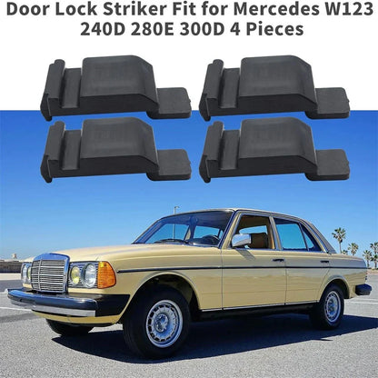 4X Door Lock Striker for Mercedes W123 240D 280E 300D (1976-1985)