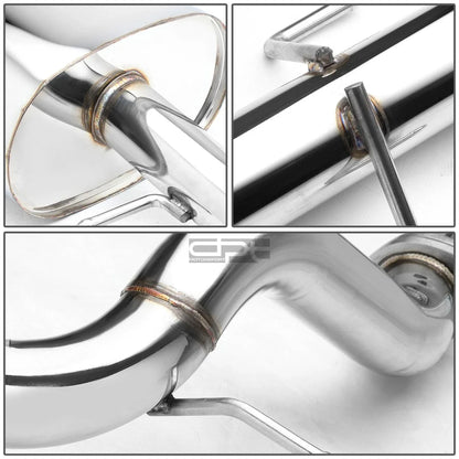 3.5" Oval Muffler Racing Catback Exhaust System for Honda Civic Ed/Ee/Ef/Sh (1988–1991)