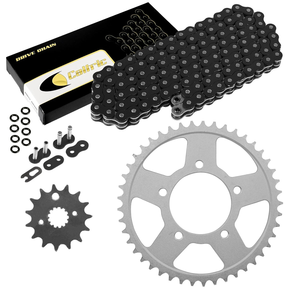 Black O-Ring Drive Chain & Sprockets Kit for Suzuki GSX750F (1998–2006) EG2020FS122XO