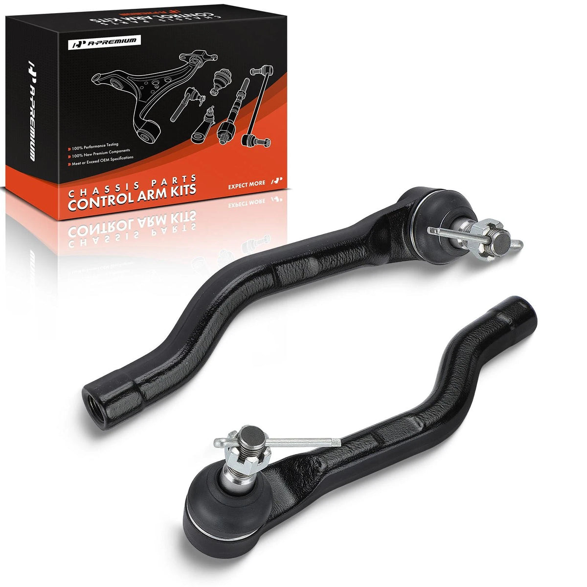 2X Front Outer Tie Rod End for Honda Accord (2013–2017) Acura TLX (2015–2020) TO59271PR, TA5617, 53560T2AA01, 53560TZ7A01