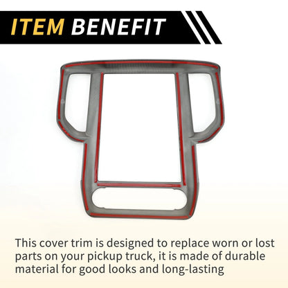 Carbon Fiber Pattern Dashboard Air Vent Trim for Ford Ranger (2023–2024)