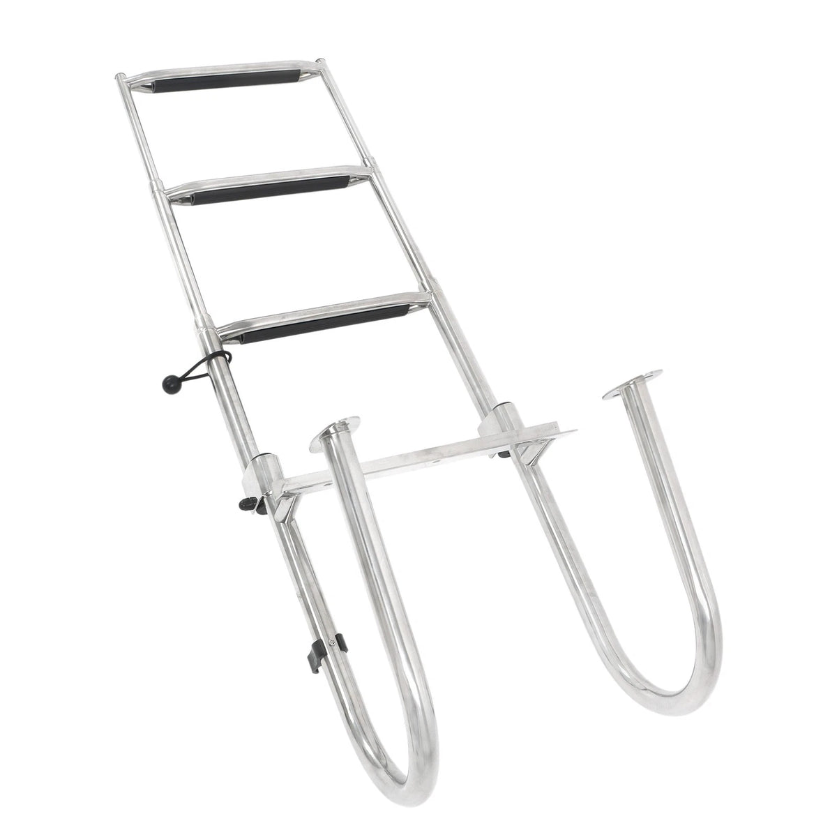 3 Step Boarding Ladder for Boats (Portable Dual-Handle, Stainless Steel)