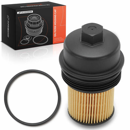 Engine Oil Filter Housing Cover Cap for Chevy Cruze Aveo Buick Pontiac (55593189, 0561102008, MO325, 55353325, 917-051)