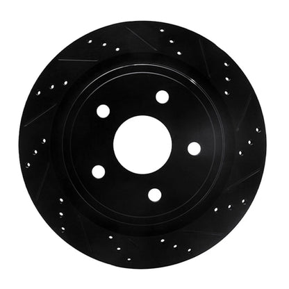 Rotor Set Rear for Chrysler Aspen (2007–2009) | Drilled and Slotted | ALX-PAU-DF-8002-40081-CLA4