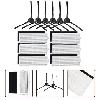 Accessory Pack Filters & Side Brushes for Vacuums (Compatible)