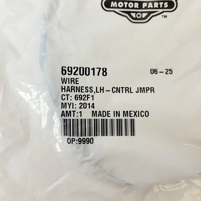 LH Control Jumper Harness for Harley-Davidson Touring Trike (2014–2025) 69200178