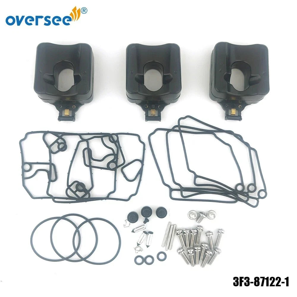 3X Carburetor Repair Kit 3F3-87122-1 for Tohatsu Outboard M 60B/70B (2003–UP)
