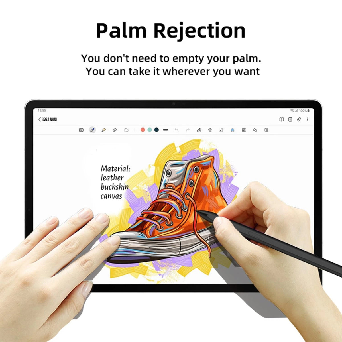 HAOZEE EMR Stylus for Remarkable 2 (2020–2023)