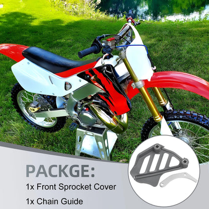Front Sprocket Cover w/ Chain Guide for Honda CR125R (1998–2007) 23810-KZ4-620 23812-KZ4-J00