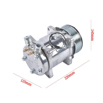 A/C Compressor with Clutch for Sanden 508 Style Vehicles