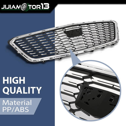 Front Bumper Upper Grille for Cadillac XT4 (2019–2023) Chrome, 84536239, 84658410, 84504262