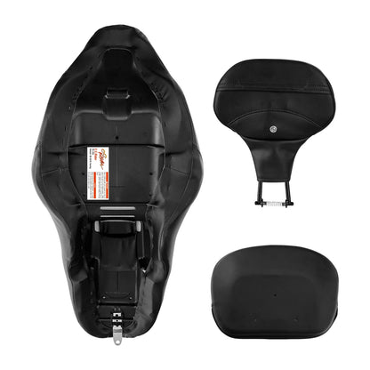 Set of 1 Driver Passenger Seat & Backrest for Harley Road Glide (2009–2023)