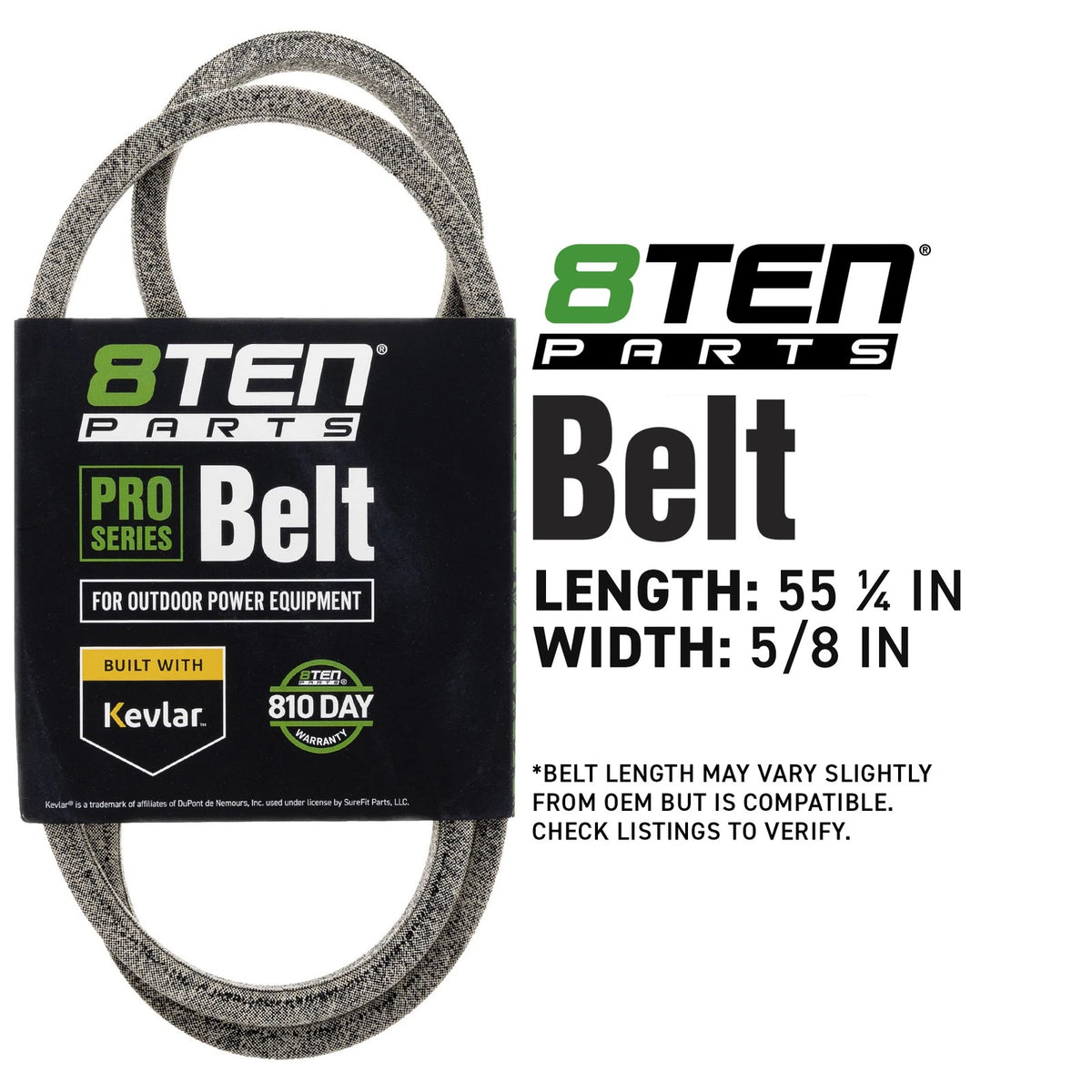 8TEN Kevlar Belt for Scag Tiger Cub STC52A (84001675, 482140)
