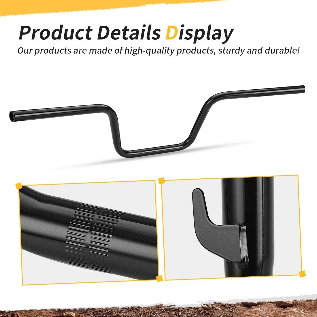 Handlebar w/Grips for Honda Foreman TRX450S TRX450ES (1998–2001) 53100-HN0-A01