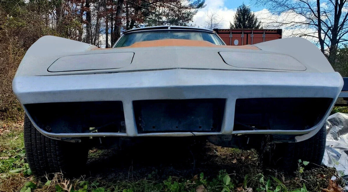 Front Bumper Face Bar Grille for Chevrolet Corvette (1973–1974) #6263597