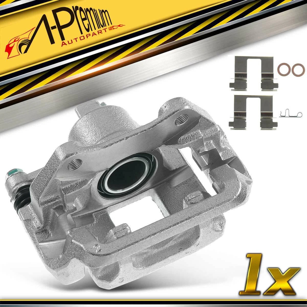 A-Premium Rear Left Brake Caliper w/ Bracket for Honda Pilot Ridgeline (2003–2021) - 43019TZ5A00, 19-B7143, 19B7143, 19P7143
