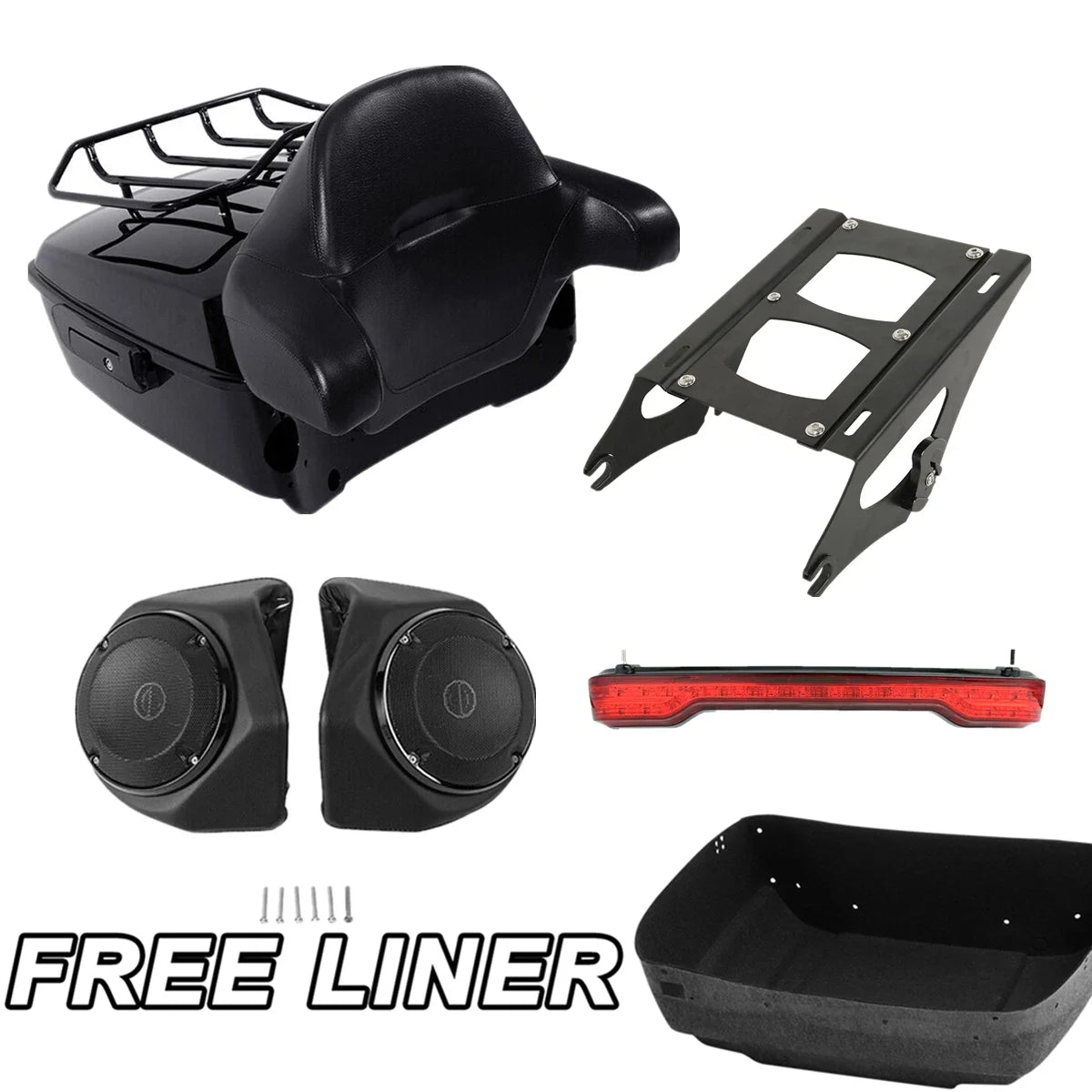 LED Tail Light Speakers for Harley Touring Road Glide (2014–Present)