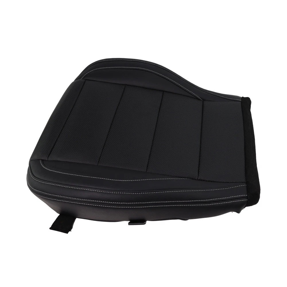Set of 2 Front Bottom & Top Seat Covers for Ford Mustang (2015–2023) Black