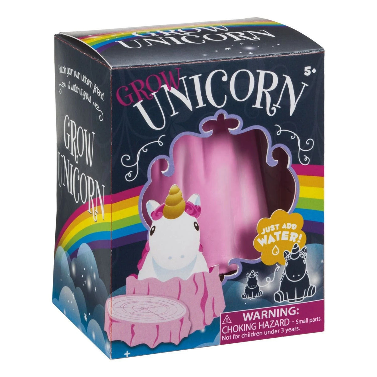 Grow Unicorn Novelty Toy by Toysmith (8600) 8.4 cm L x 6.9 W x 9.9 H