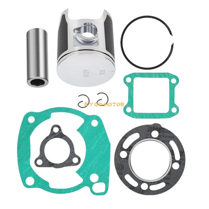 Top End Piston Kit w/ Ring Gaskets Size B 47mm for Honda CR80R (1986–1991)