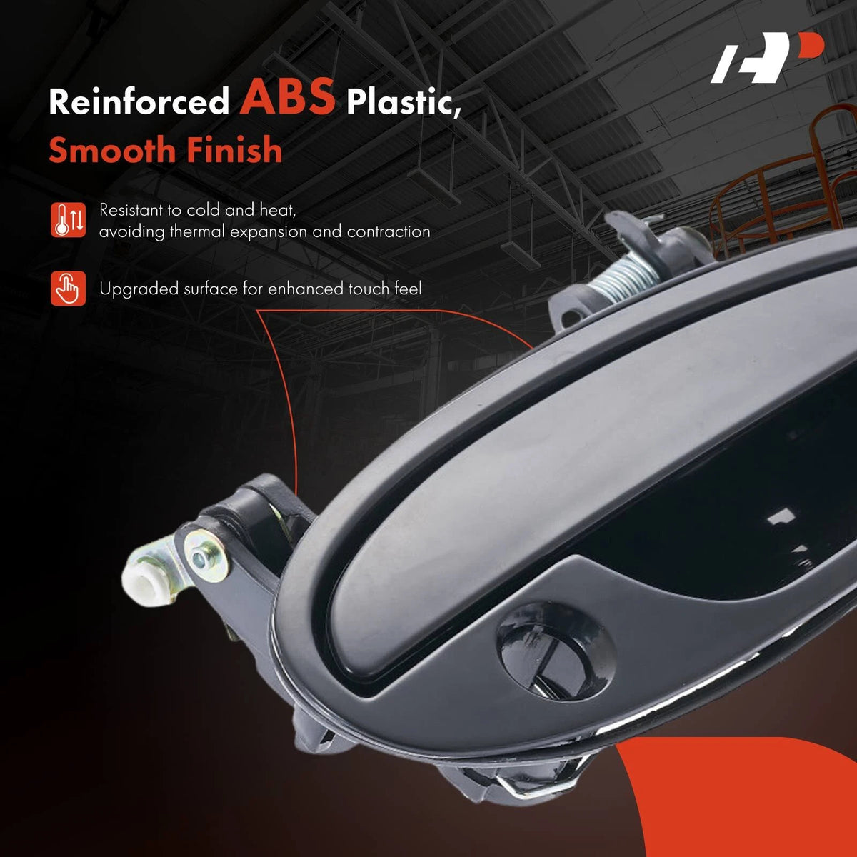 Front Right Exterior Door Handle for Buick LeSabre, Olds Aurora, Pontiac (25698961, 82025)