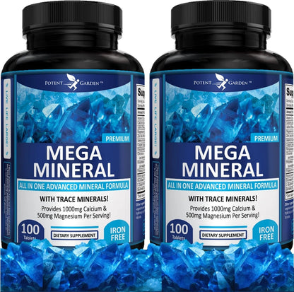 2-Pack Mega Mineral Supplement for Potent Garden (100 Count)