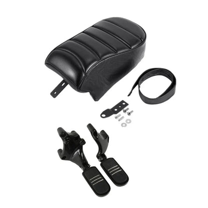 Rear Passenger Seat with Footpegs for Harley Sportster Iron 883 1200 (2016–2022)