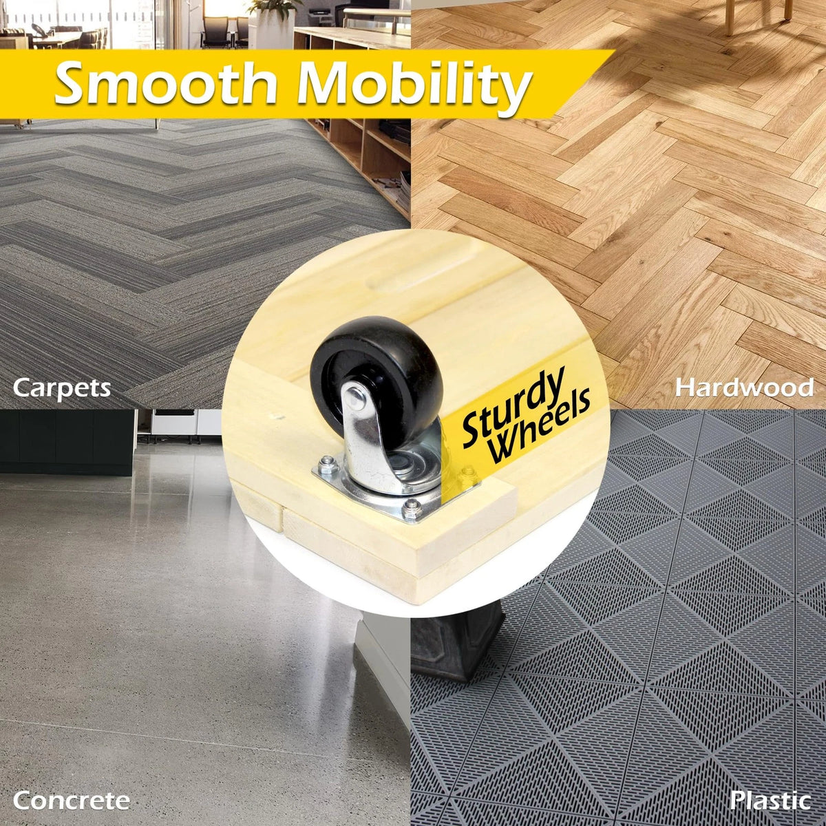 1000 lbs. Capacity 24 x 16 in. Natural Automotive Product