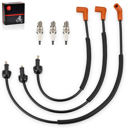 Set of 3 Ignition Coil Wires for Polaris Virage TX Genesis SLTX SLX Pro 1200 (1999–2002)