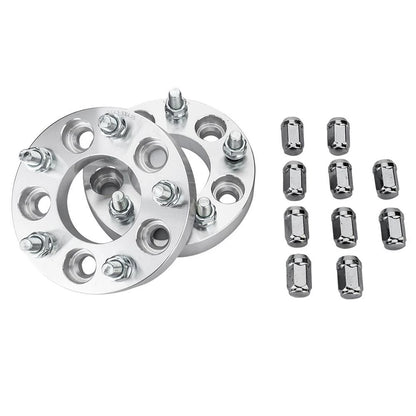 Set of 4 Wheel Spacers 5x4.5 to 5x4.75 1" M12x1.5 (Compatible Models)