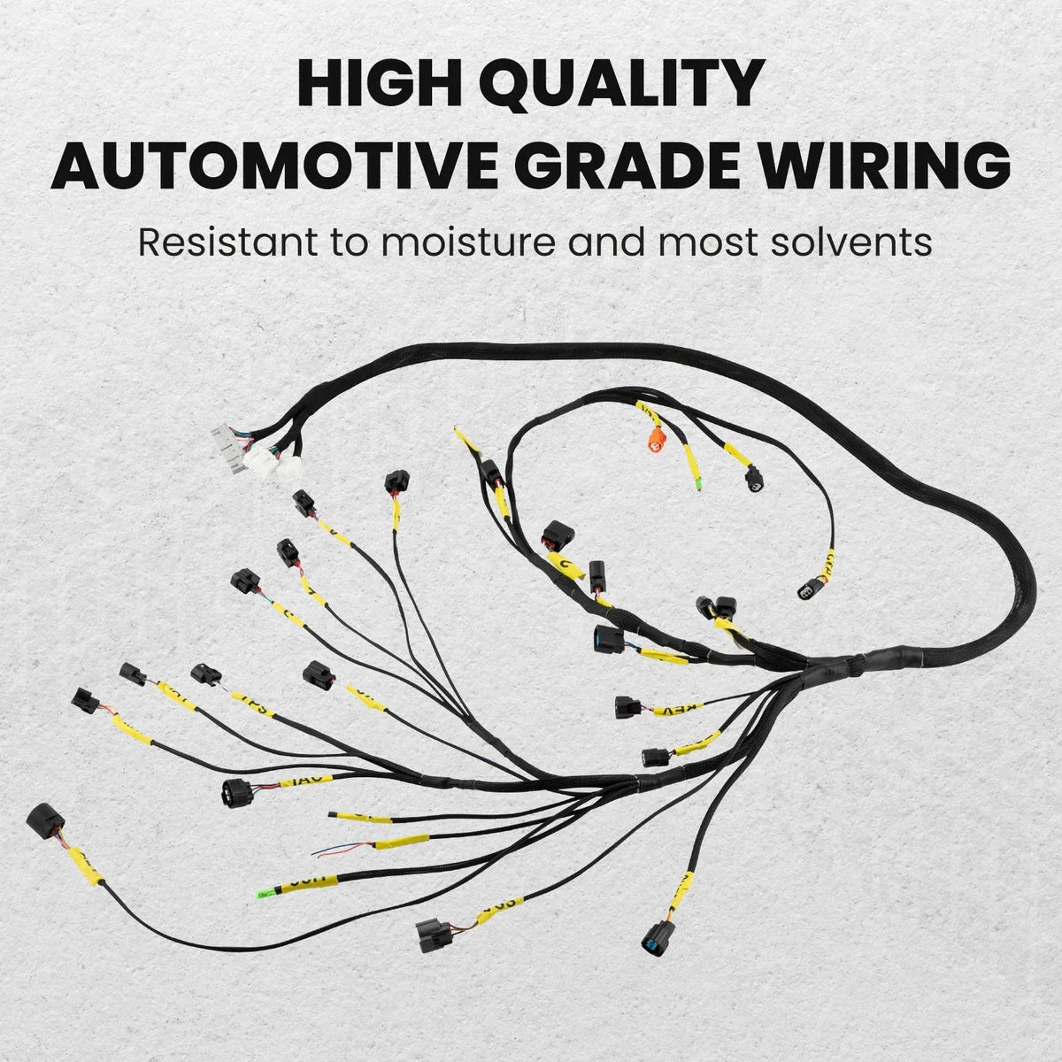 Tucked Engine Harness for Honda Acura K-Swap Integra CRX EK EG K20 K24 (2001–2006)