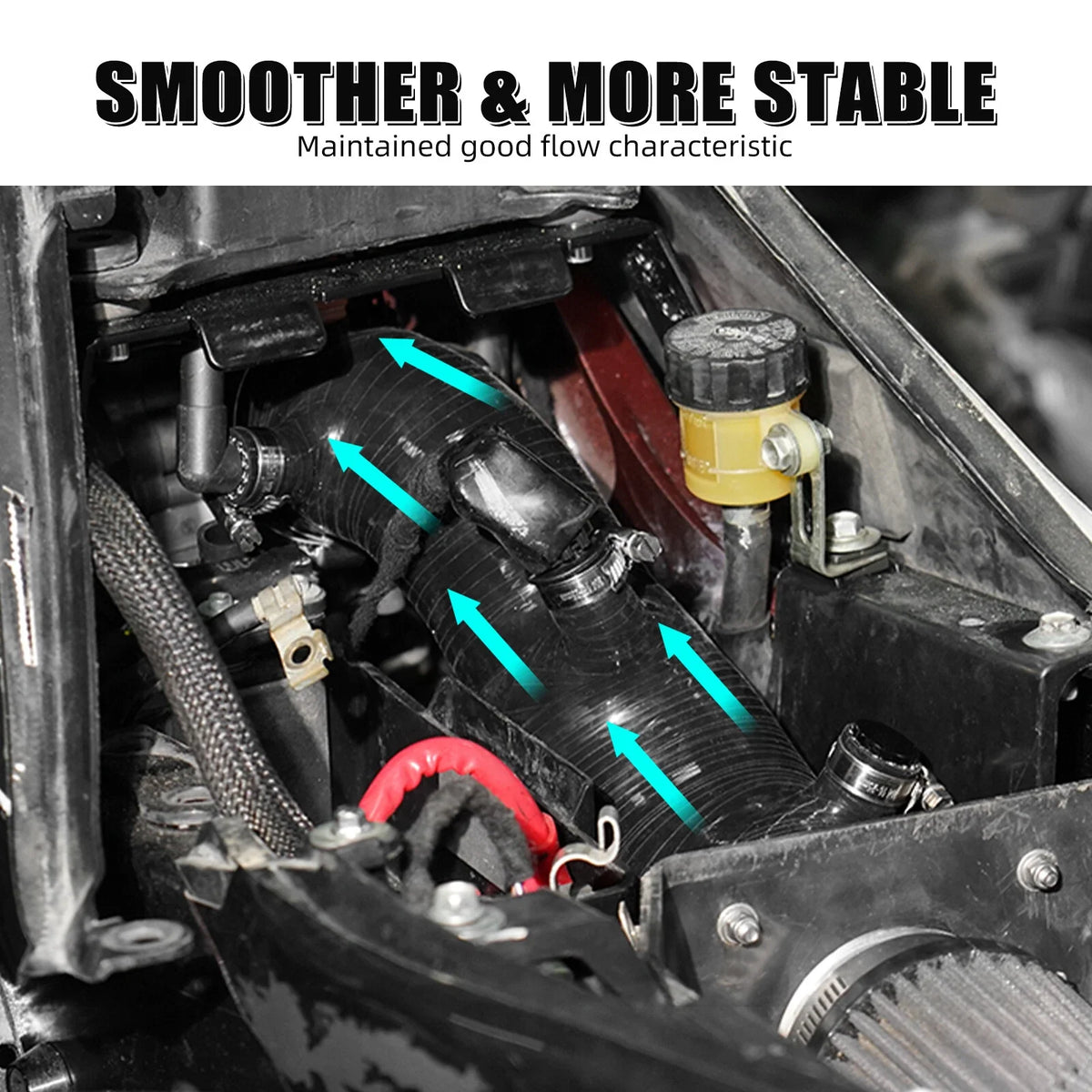 Silicone Air Intake Hose Kit for Yamaha Raptor 700 (2009–2025)