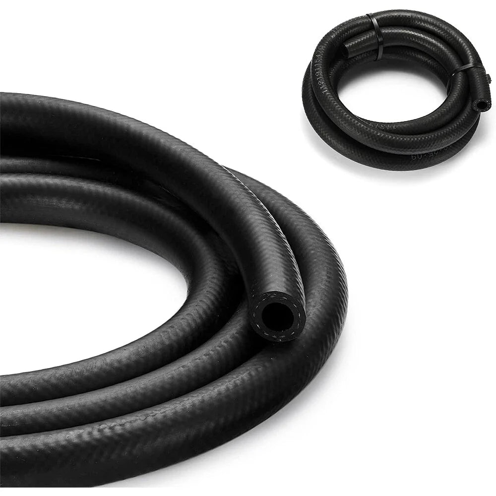 15FT Fuel Hose Line for Automotive Applications (NBR Rubber, 300PSI)
