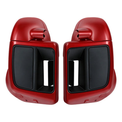 Lower Vented Fairings for Harley CVO Street Glide (2014–2024) 19 Wicked Red Denim