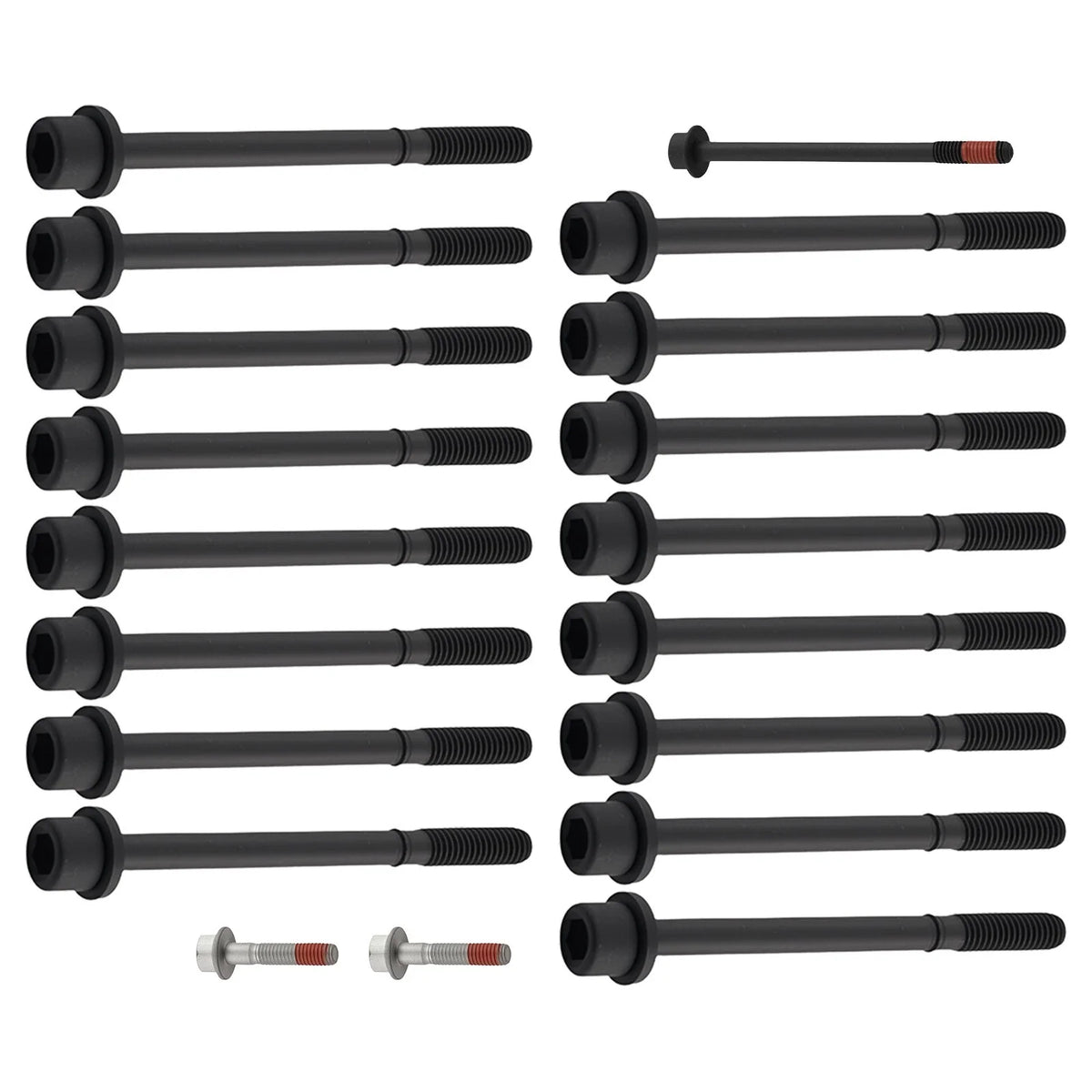 Head Bolt Set for Chevy Buick Isuzu 2.8L 2.9L 3.5L 3.7L 4.2L DOHC (2002–2010)