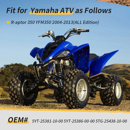 Rear Axle Shaft & Sprocket Mount Axle Collar Hub Nuts for Yamaha YFM350 (2004–2006)