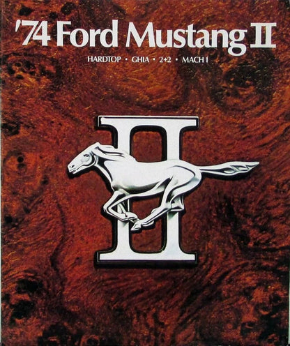 Sales Brochure for Ford Mustang II Ghia Hardtop (1974)