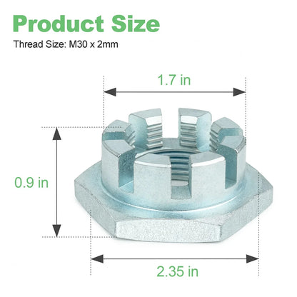 Output Shaft Bearing Nut 70076 for Bush Hog 2615 2515 2610 (2000–2023)