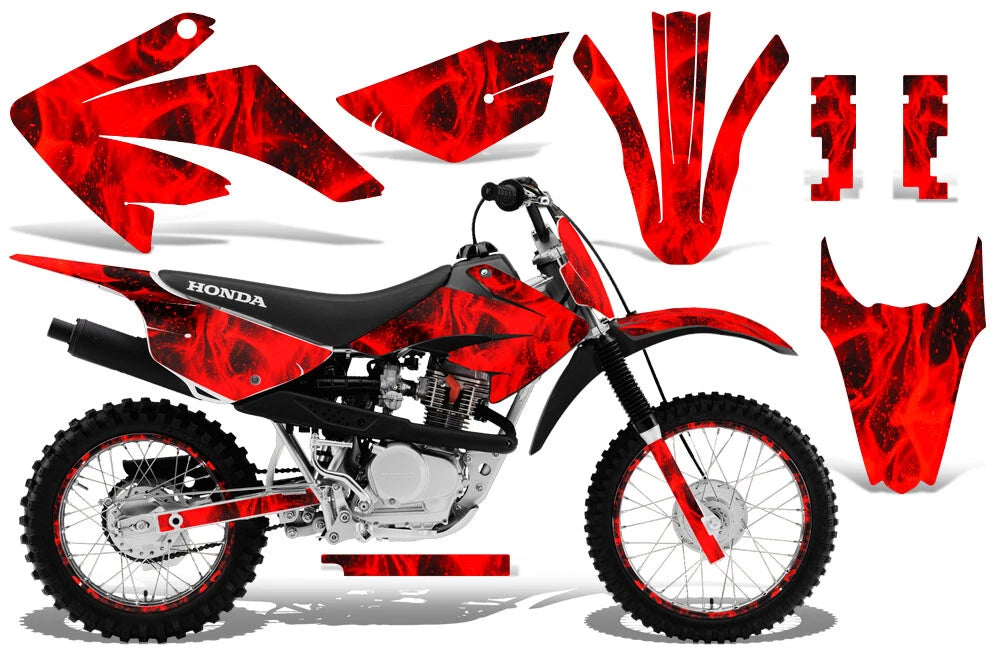 Graphic Stickers +#PLT/RIM Decals for Honda CRF80 CRF100 (2011–2016)