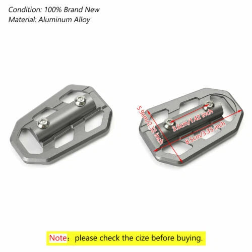 Foot Pegs Footrests for BMW G310GS S1000XR R1200GS (2013–2019) FP-258-Titanium