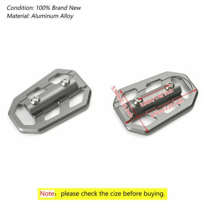 Foot Pegs Footrests for BMW G310GS S1000XR R1200GS (2013–2019) FP-258-Titanium