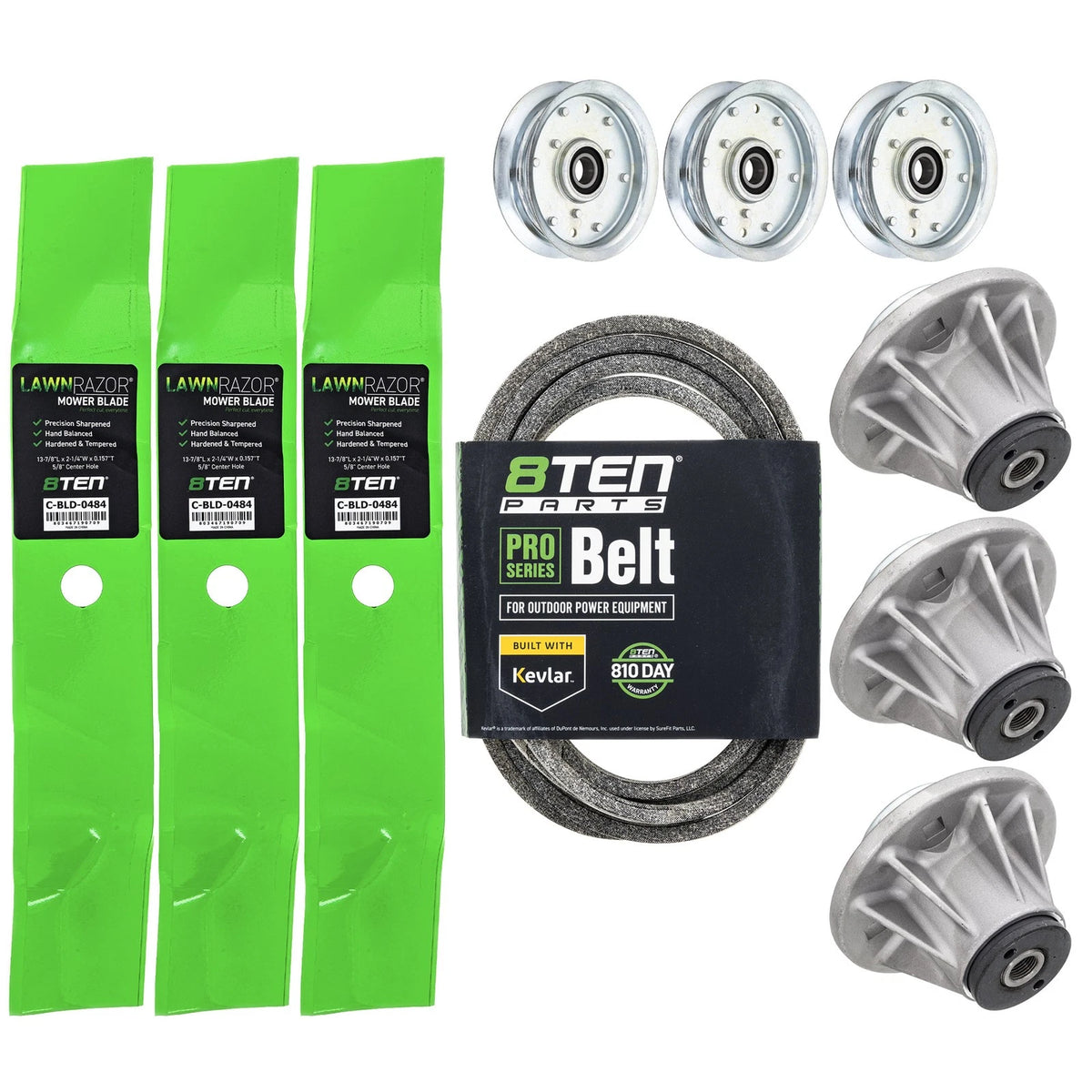 8TEN Deck Kit for Ariens Gravely Zoom 1840 (51510000, 7241800, 07300039, 07306100)