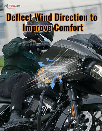 Widen Wind Deflector for Road Glide (2015–2023) - Smoked Black